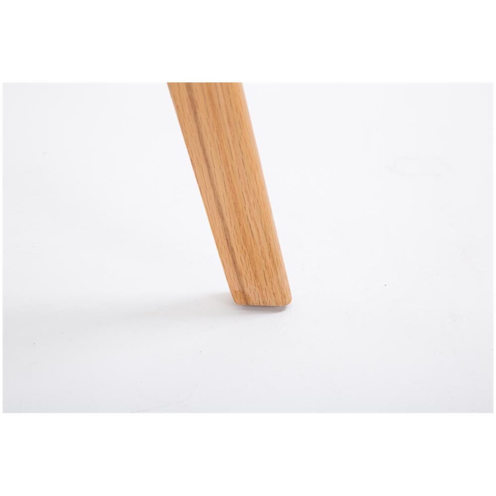 Sgabello Alto Metz in Polipropilene Imbottito - Sgabello Bancone 4 Gambe I Sgabello Cucina con Poggiapiedi Design Tulip I Sedia Scandinava Carico Max 115 kg Arancione Colore Base: Natura - Foto 4