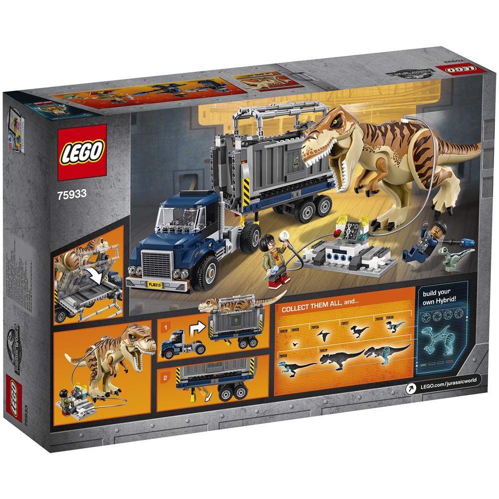 75933 Jurassic World Trasporto Del T. Rex - Foto 10