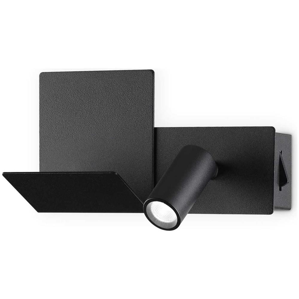 Lampada Da Parete Nero L 190 X H 130 X P Min 75 - Max 105 Mm - Foto 1