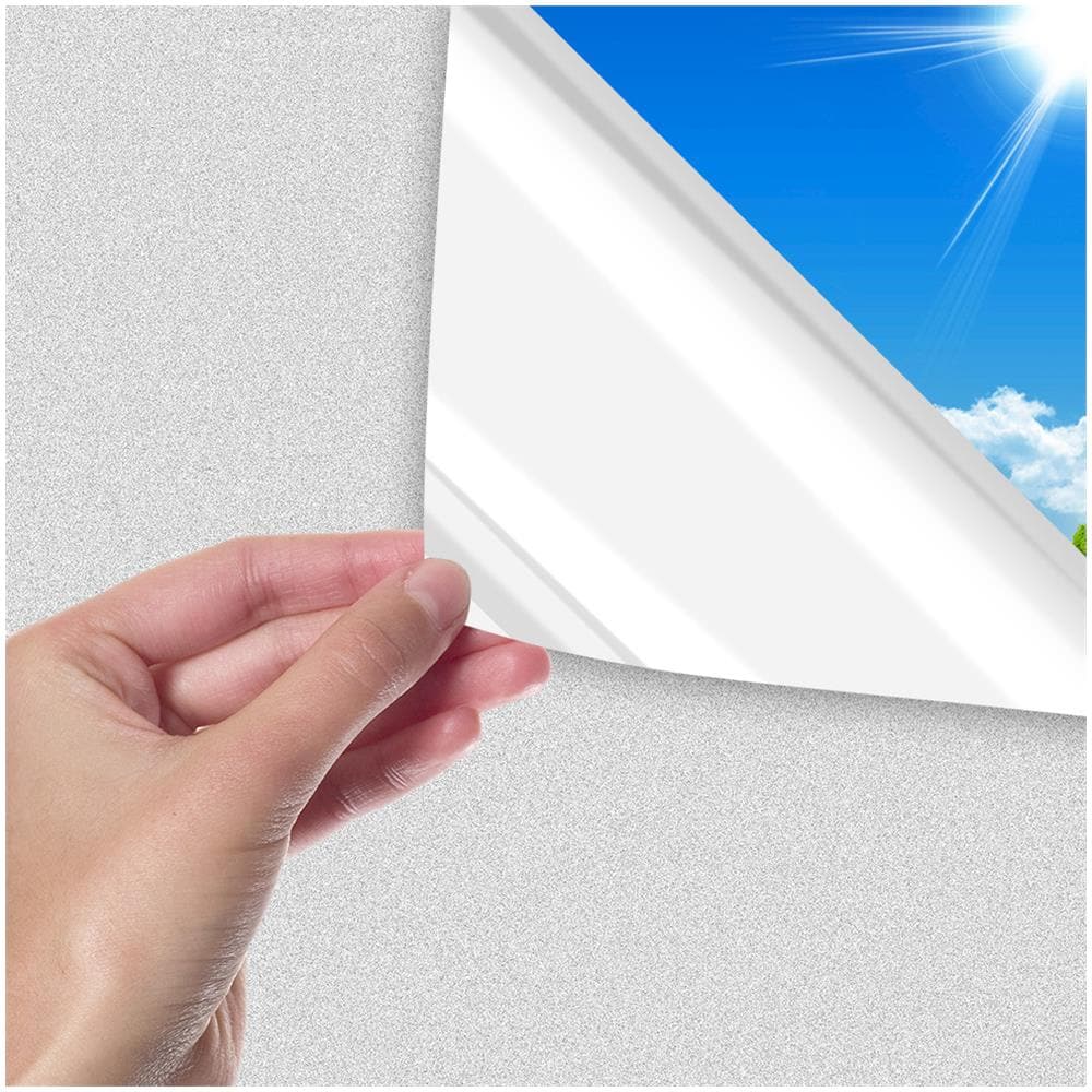 Pellicola Per Vetri Per Protezione Privacy E Protezione Solare 30x200 Cm White - Foto 1