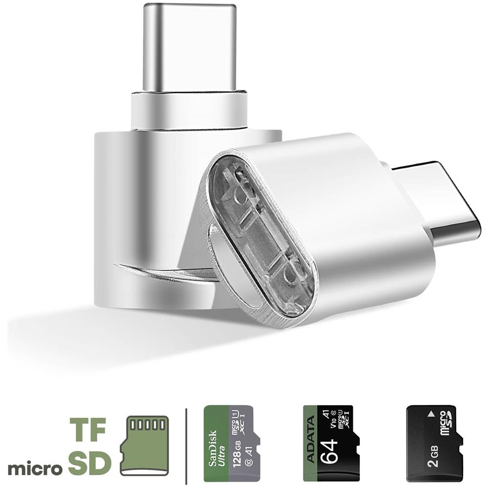 Mini Lettore Schede Micro-sd E Tf, Adattatore Usb-c - Foto 2