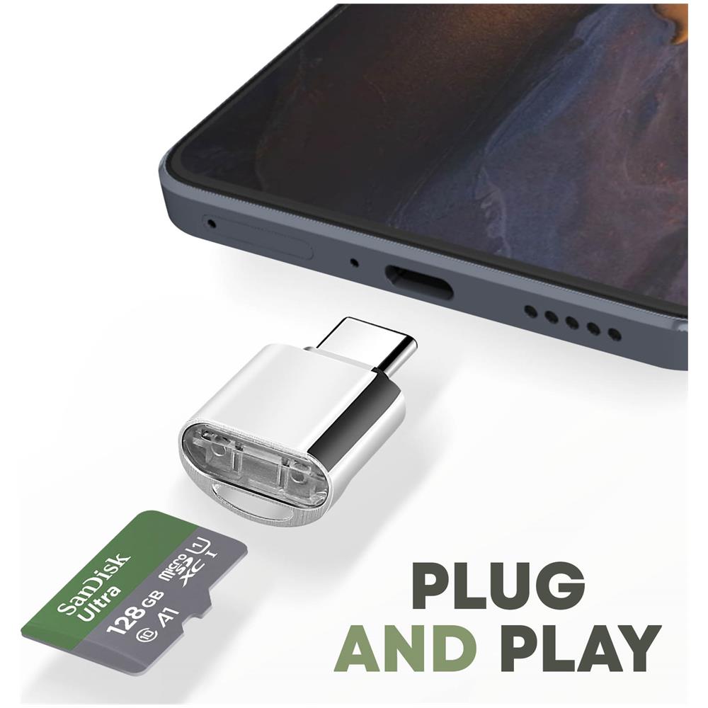 Mini Lettore Schede Micro-sd E Tf, Adattatore Usb-c - Foto 5
