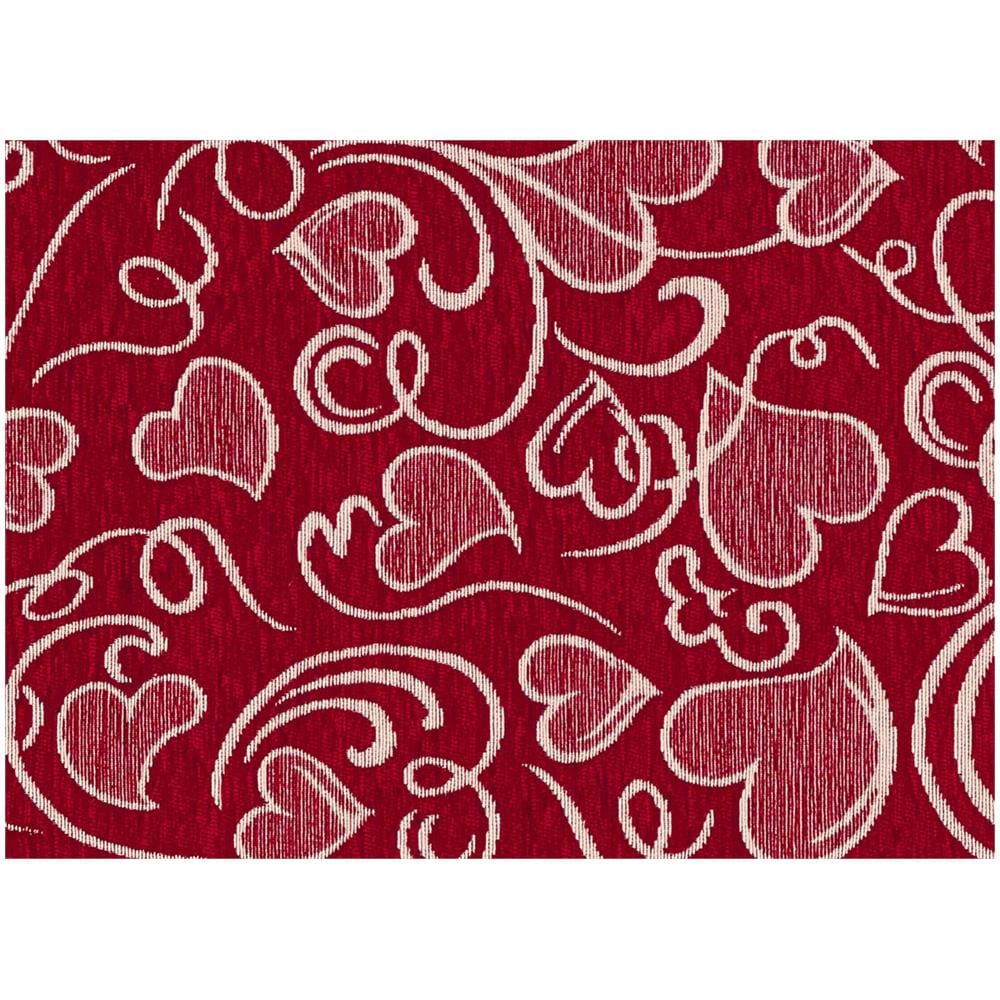 Tappeto Passatoia Cucina Corsia Retro Antiscivolo Disegno Amour By Suardi 55x190 Rosso - Foto 2