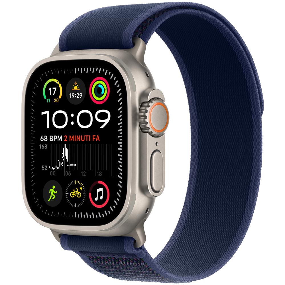 Watch Ultra 2 GPS + Cellular 49mm Cassa in Titanio con Blue Trail Loop - M /L - Foto 2