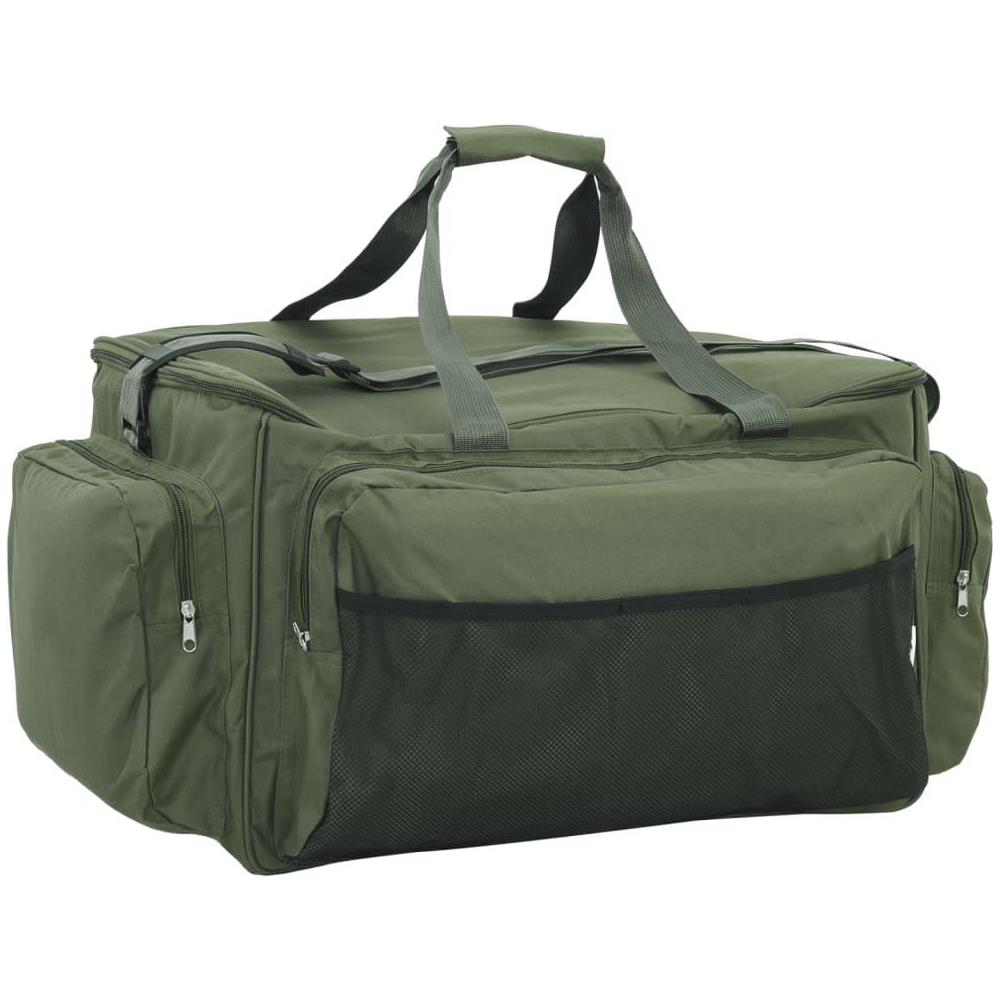 Borsa da Pesca Impermeabile Verde Scuro in Tessuto Oxford - Foto 1