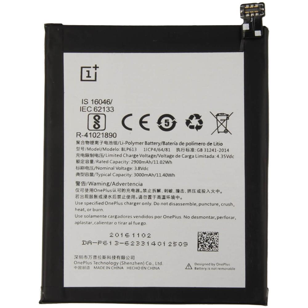 Batteria Originale Oneplus Blp613 3000mah 3.8v Per Oneplus 3 - Foto 3