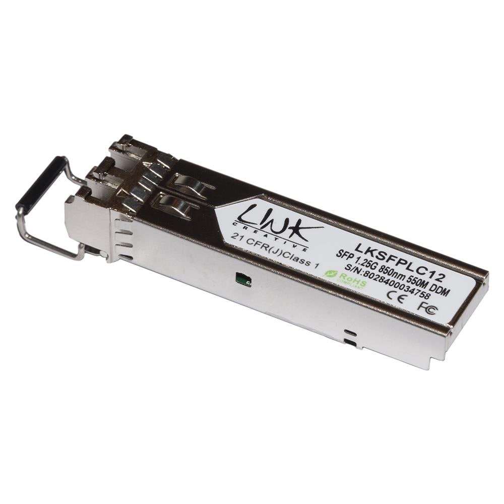 MODULO MINIGBIC (SFP) MULTIMODE LC DUPLEX 1000Base-SX, 850nm 1,25 GBPS 550 MT PER HP CON DDM - Foto 1