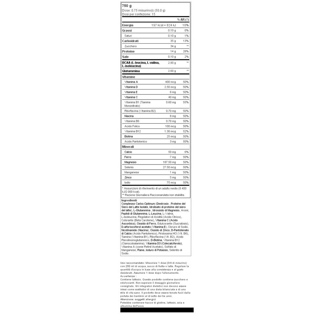 Total Recovery 750 G - Victory Endurance - Recovery Drinks - Banana - Foto 2