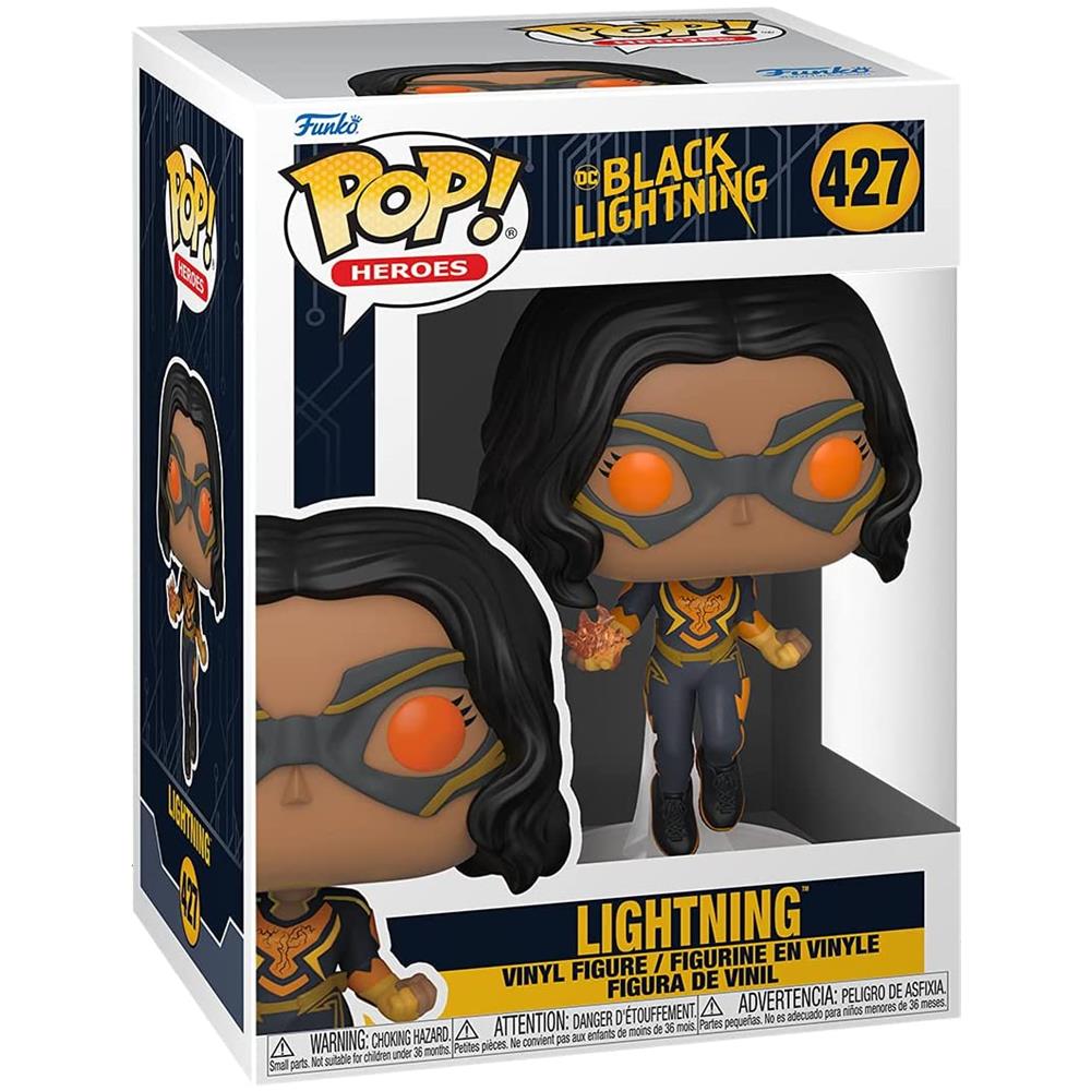 Dc Comics: Pop! Heroes - Black Lightning - Lightning (Vinyl Figure 427) - Foto 1