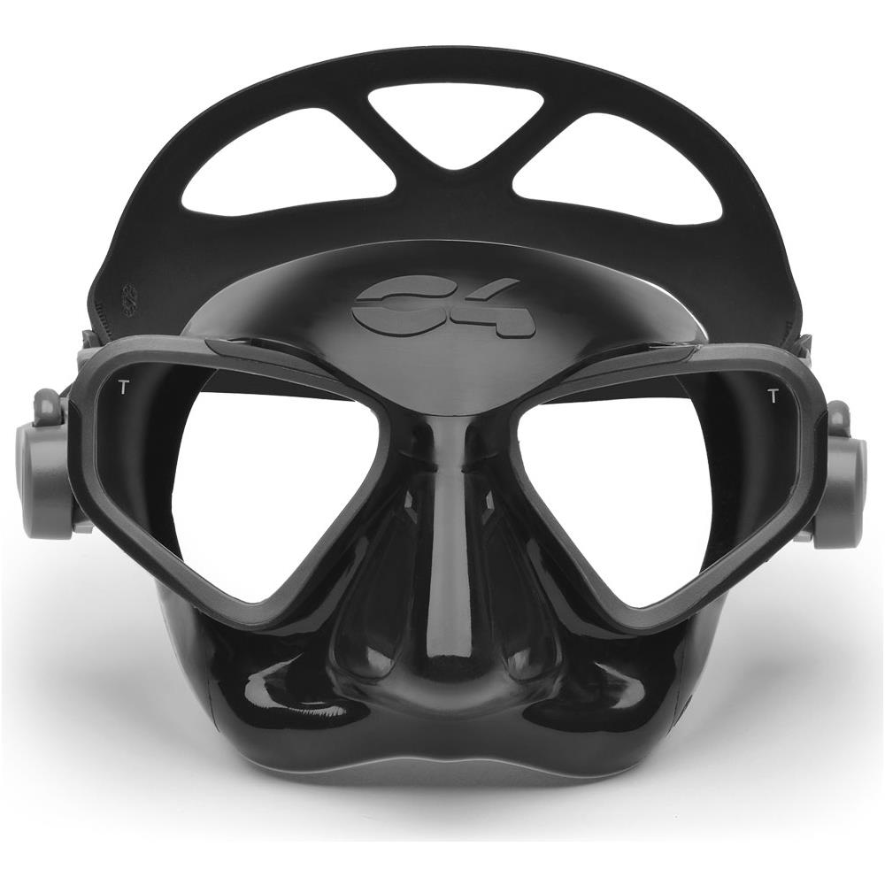 Maschera Falcon Trasparente Nero - Foto 1