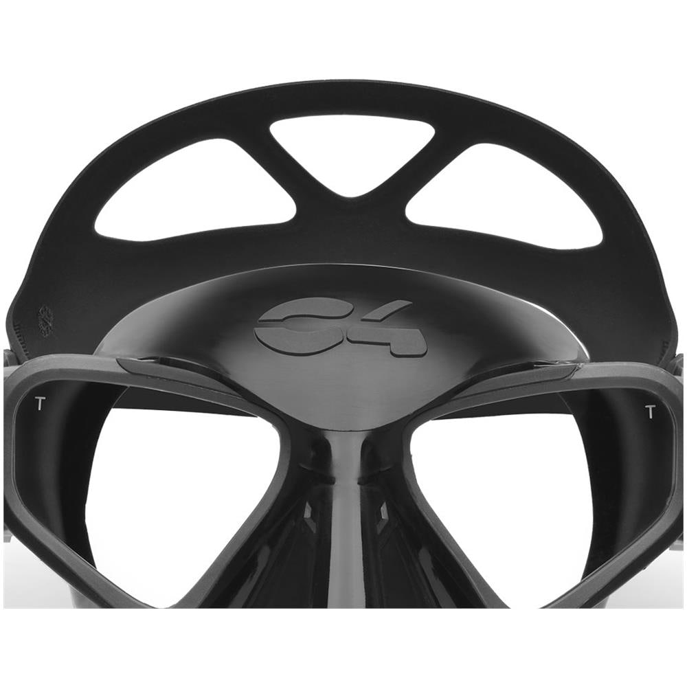 Maschera Falcon Trasparente Nero - Foto 3