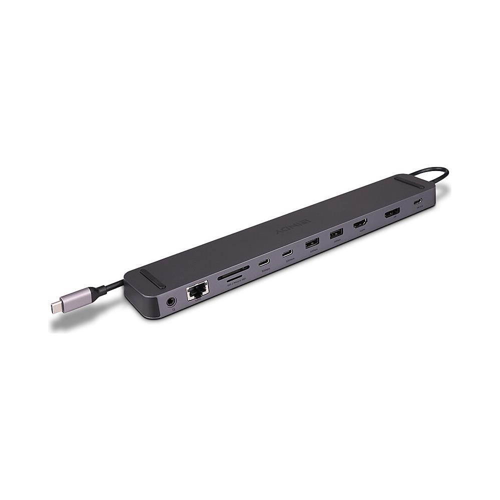 43392 replicatore di porte e docking station per laptop USB 3.2 Gen 1 (3.1 Gen 1) Type-C Antracite - Foto 1