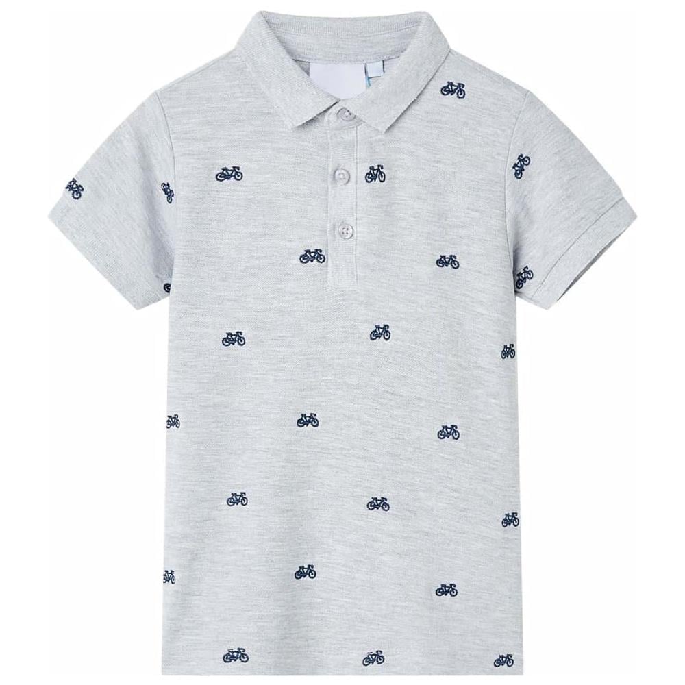 Polo per Bambini Grigio Mélange 104 - Foto 1