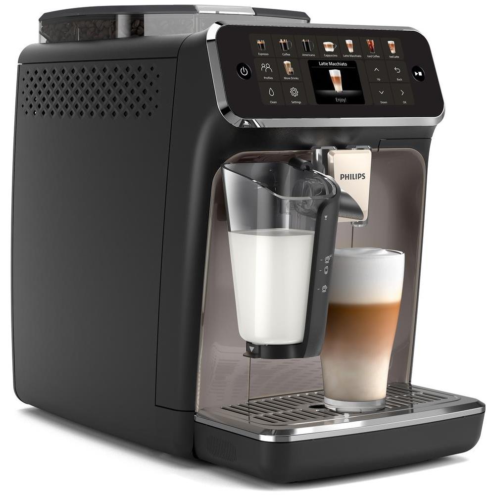 Macchina da Caffè Espresso Automatica Latte GO 5500 EP5549/70 Serbatoio 1.8 Lt. Potenza 230 Watt Colore Nero Argento - Foto 2
