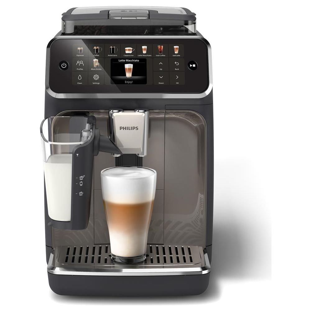 Macchina da Caffè Espresso Automatica Latte GO 5500 EP5549/70 Serbatoio 1.8 Lt. Potenza 230 Watt Colore Nero Argento - Foto 1