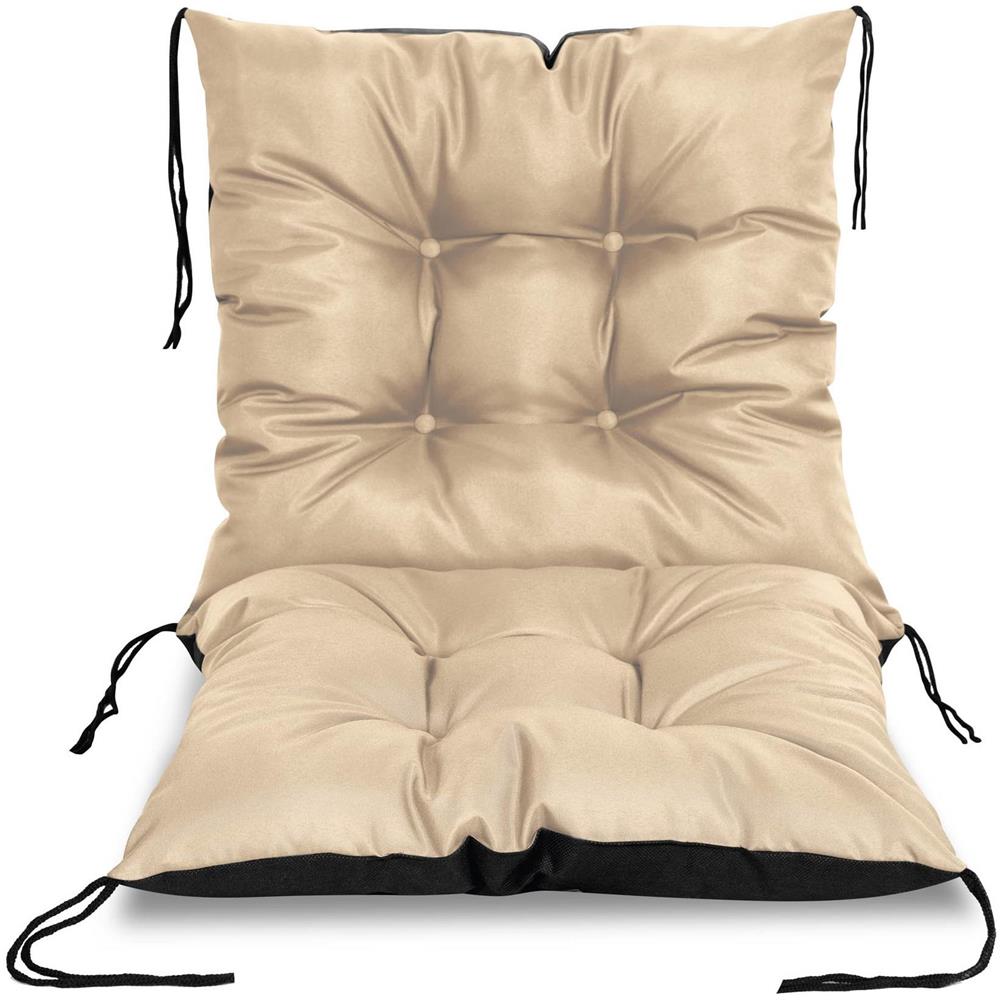 Cuscino da giardino impermeabile beige 50x50x80 cm - Foto 2