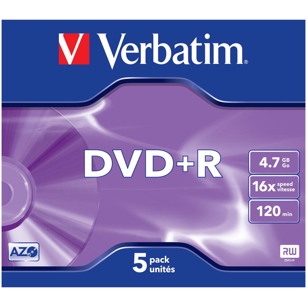 DVD+R 16x Advanced AZO 4.7GB 5Pack Jewel Case - Foto 2
