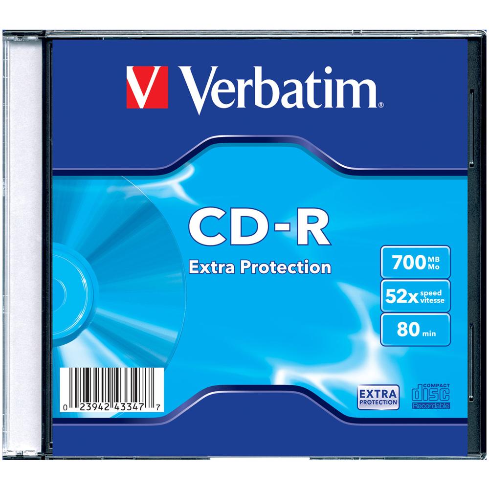 CD-R / Datalife 48x 700 MB Pack 1 Slim Single Wrap - Extra Protection - Foto 2