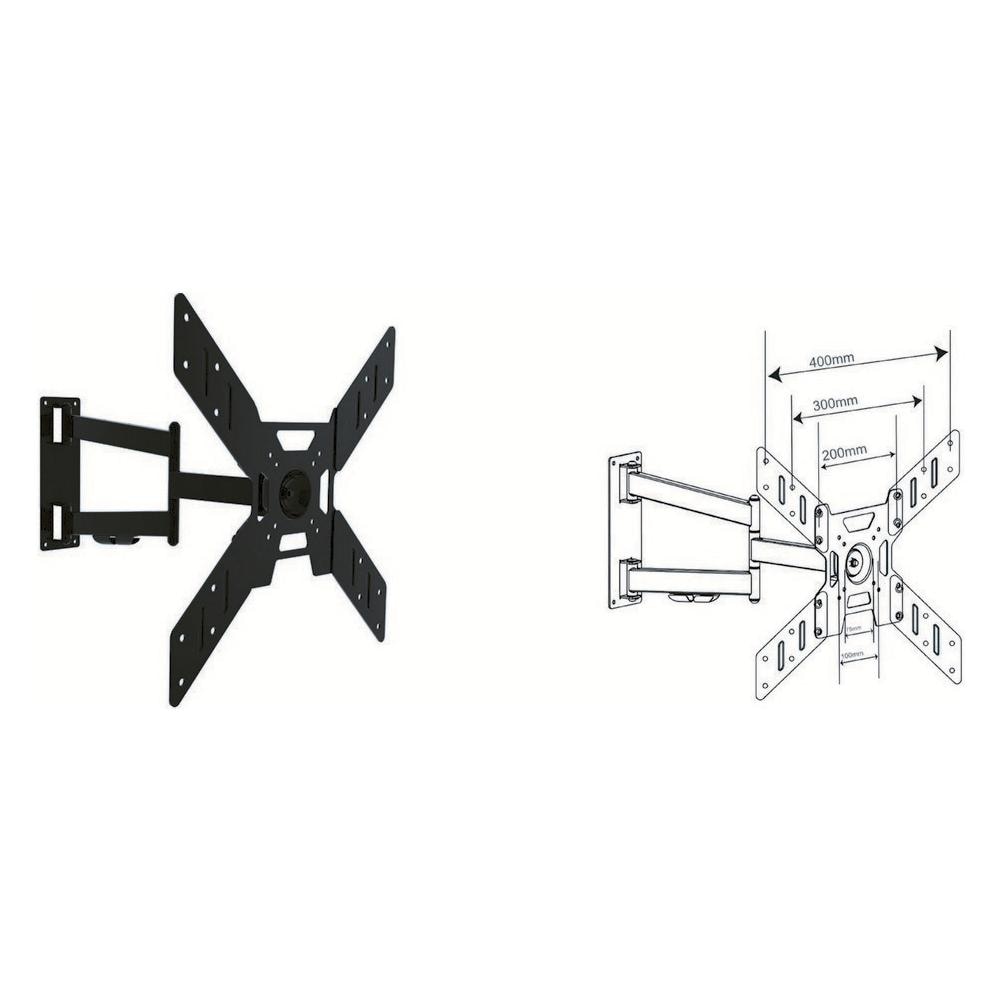 Supporto Staffa Tv 75×75 A Parete Orientabile Stf-08 Da 27'' A 42 - Foto 1