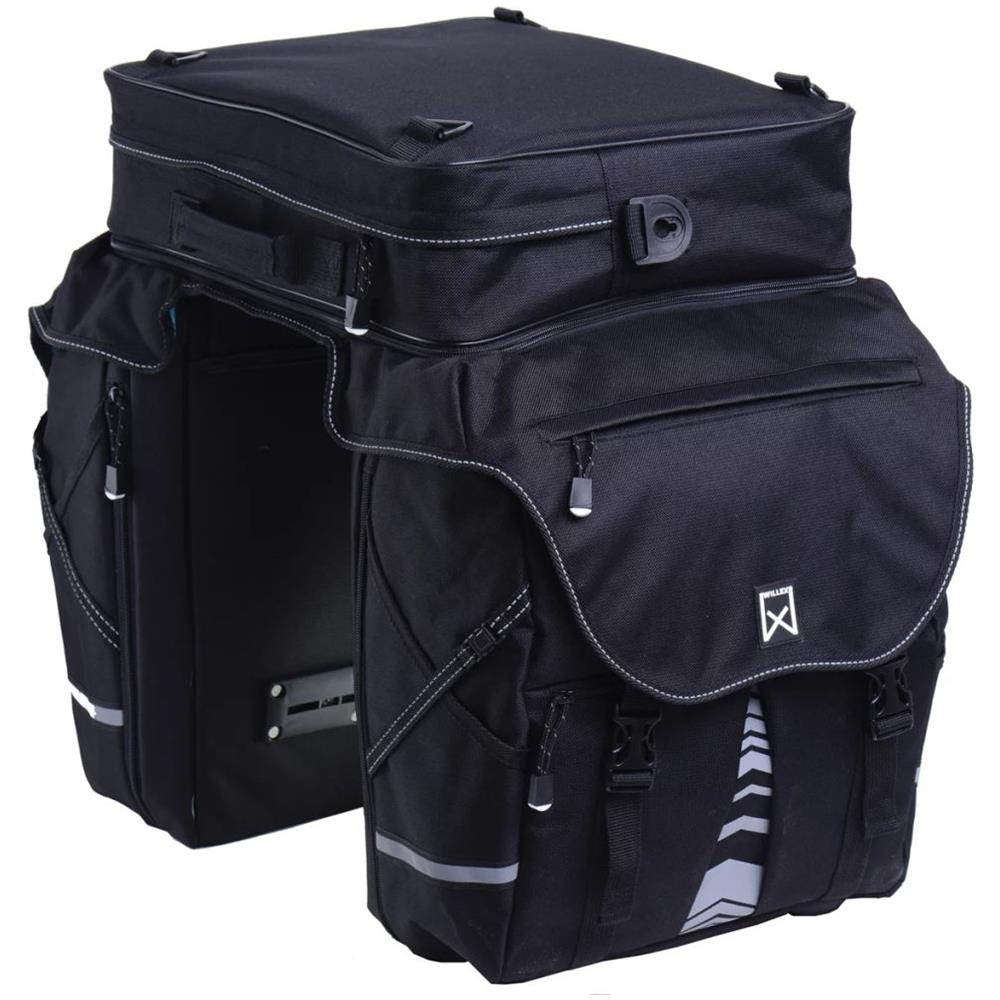Borse Da Bicicletta Con Borsa Superiore Xl 1200 65 L Nero 13411 - Foto 1