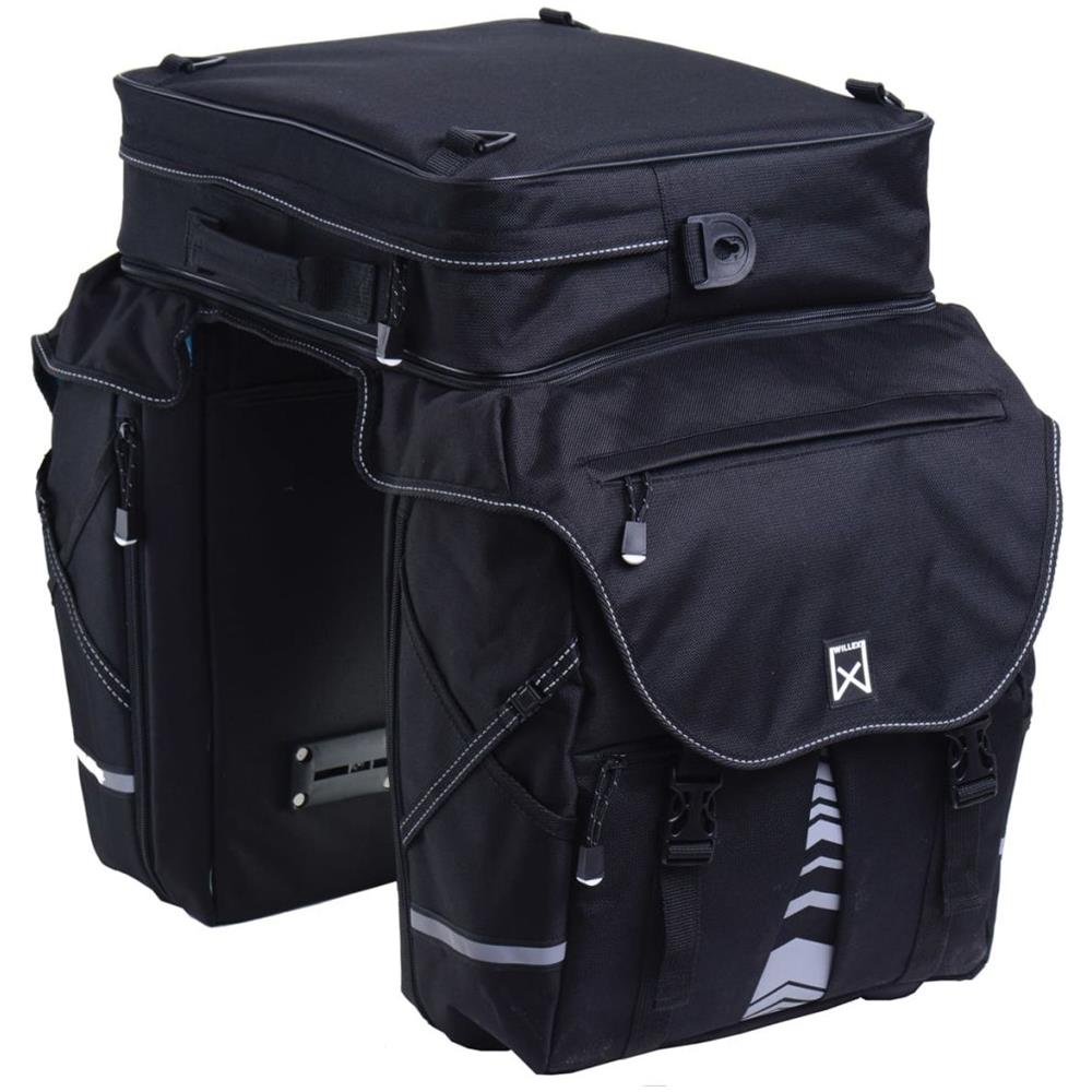 Borse Da Bicicletta Con Borsa Superiore Xl 1200 65 L Nero 13411 - Foto 2