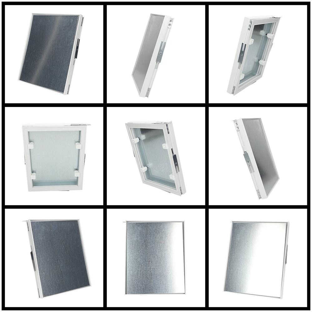 Porta Di Mascheratura Per Ispezione Parete In Acciaio A Parete Magnetica Con Pannello Di Accesso 250x330mm - Foto 2