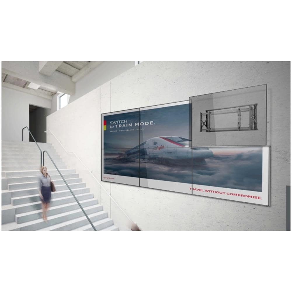 Staffa Da Parete Per Tv 46 ""-52"" Max 35 Kg Digital Signage Mc-845 Max Vesa 600x400 - Foto 2