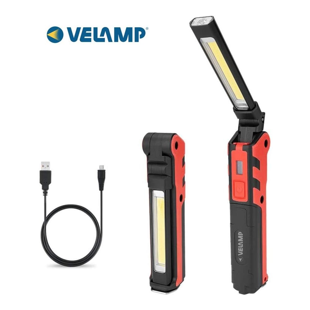 Luce D'ispezione Cob + Torcia Led Ricaricabile Multifunzione Kubrik - Foto 1