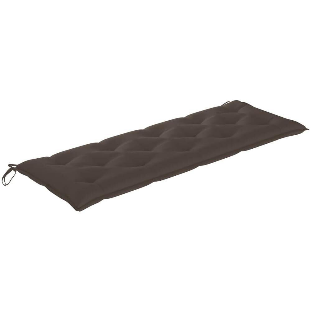 Panchina Da Giardino Impilabile E Cuscino 159cm Teak Massello - Foto 2