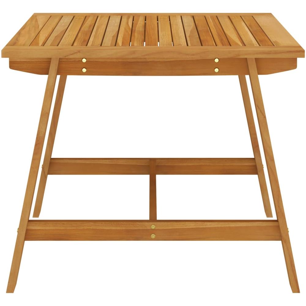 Set Mobili Da Pranzo Per Giardino 9 Pz Marrone - Foto 8