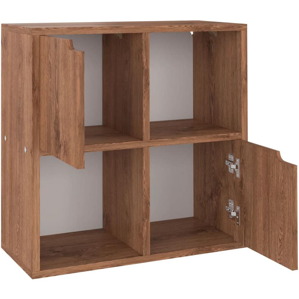 Libreria Rovere Marrone 60x27,5x59,5 cm in Legno Multistrato - Foto 2