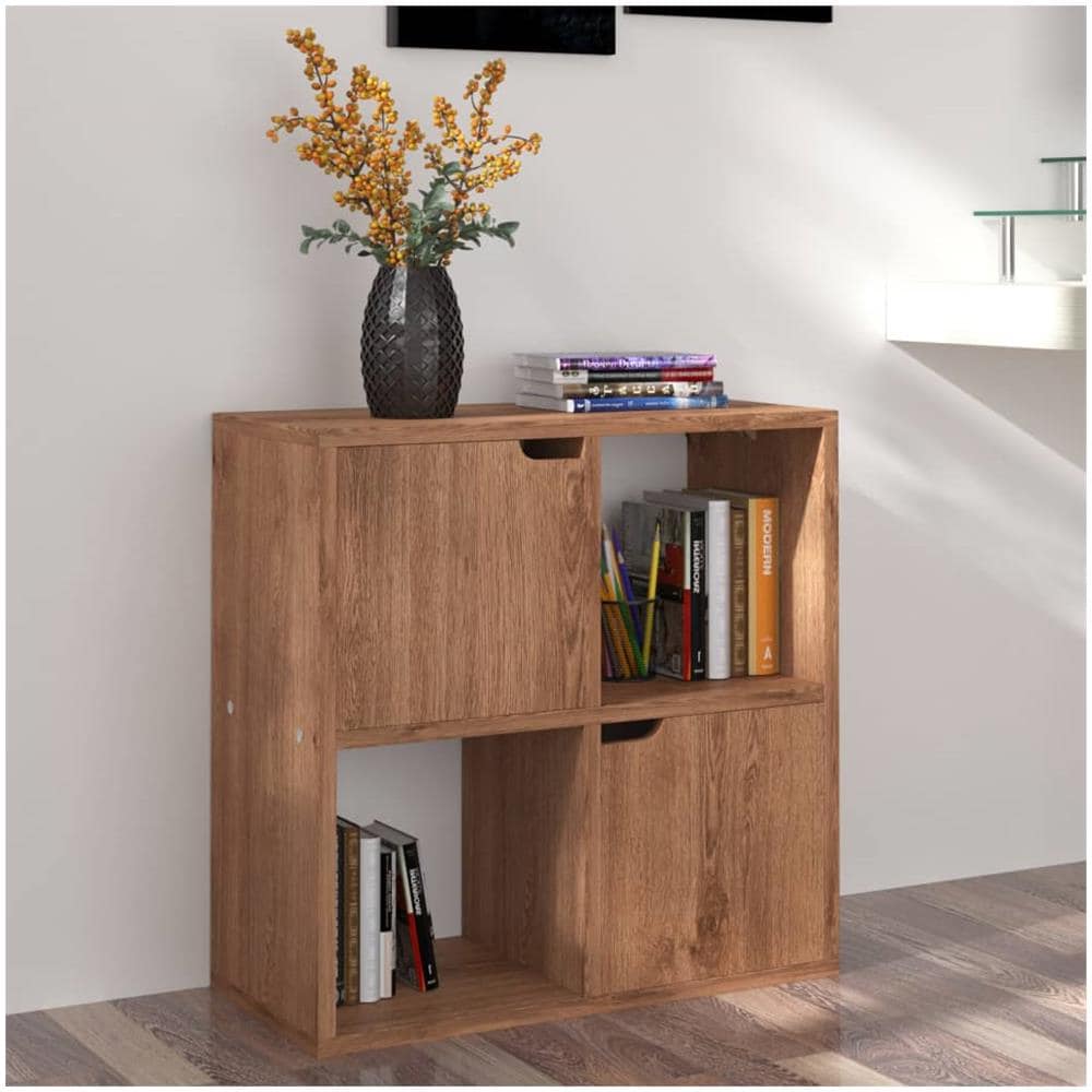 Libreria Rovere Marrone 60x27,5x59,5 cm in Legno Multistrato - Foto 3