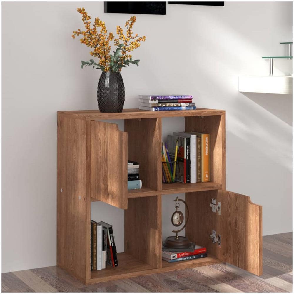 Libreria Rovere Marrone 60x27,5x59,5 cm in Legno Multistrato - Foto 1