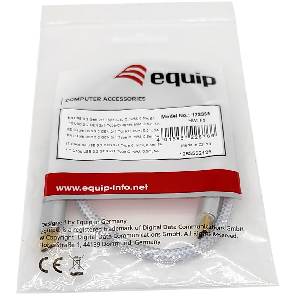 128358 cavo USB 2 m USB 3.2 Gen 2 (3.1 Gen 2) USB C Bianco - Foto 3