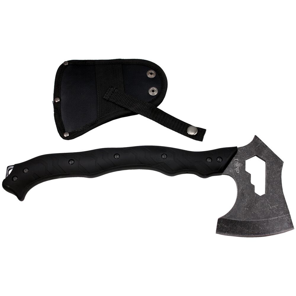 Ascia Third Acciaio Inossidabile, Misura Complessiva 37 Cm, Mango Abs Nero, Copertura In Nylon, S4100-2 - Foto 1