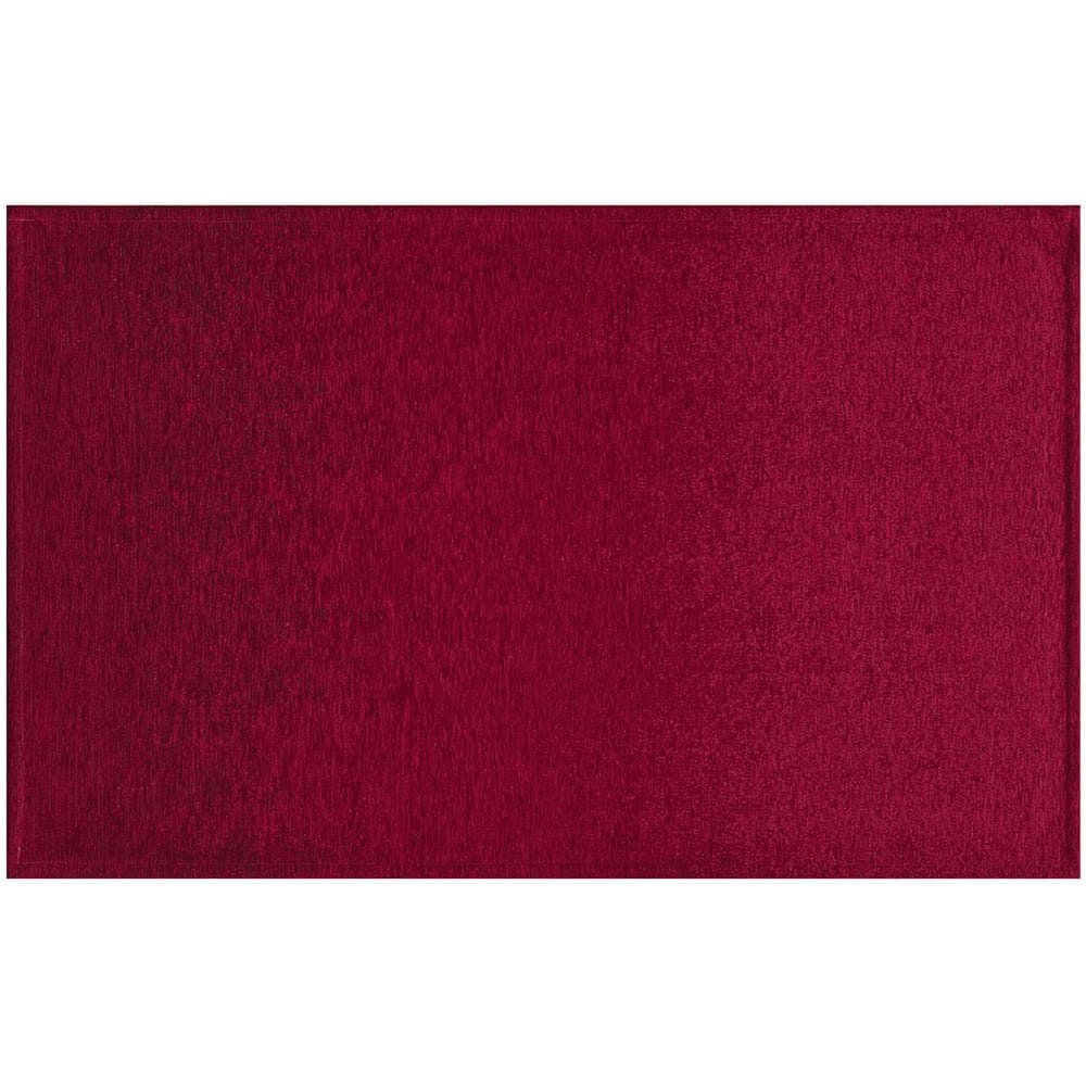 Tappeto Velour Antiscivolo Da Camera E Salotto Disegno Giove Rosso By Suardi 200x260 Ovale Rosso - Foto 1