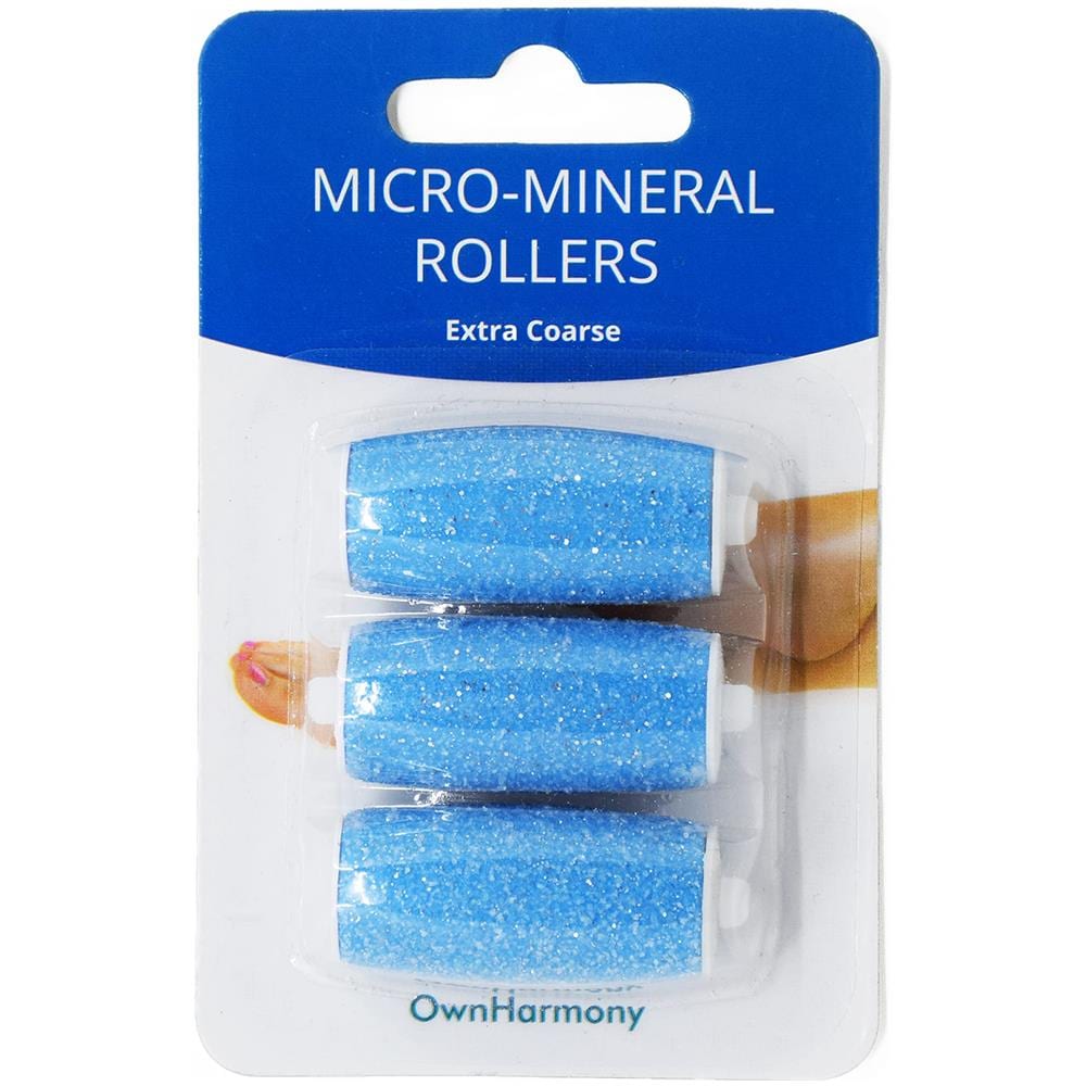 Rulli Di Ricarica Extra Grossolani 3 Ideali Per La Rimozione Elettrica Dei Calli Cr900 - Cura Dei Piedi Per Piedi Sani - Strumenti Per Lime Per Pedicure - Confezione Da 3 Sostitutivi Extra Grossolani (blu) - Foto 1