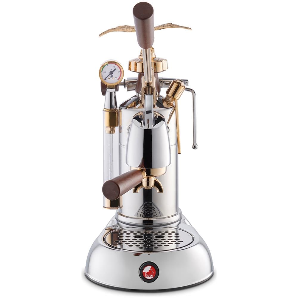 Macchina da Caffè Manuale a Leva Expo Potenza 230W Cromata / Placcato - Foto 2