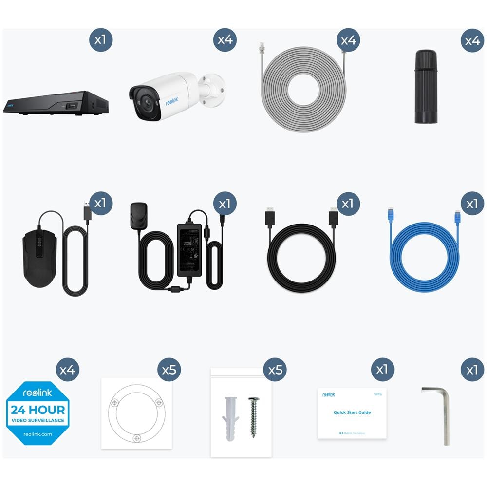 NVS8-5MB4 Kit di Videosorveglianza Cablato 8 Canali - Foto 4