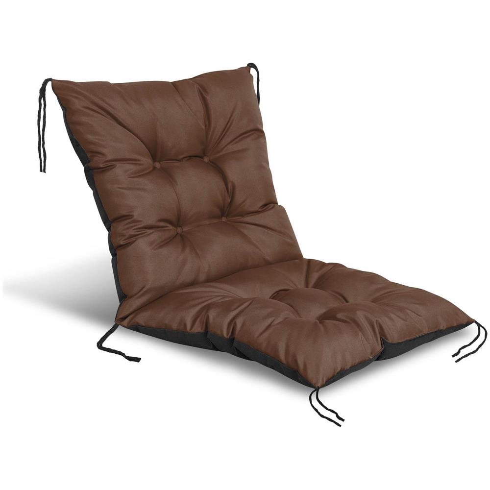 50x50x80 cm Cuscino da giardino impermeabile marrone - Foto 1