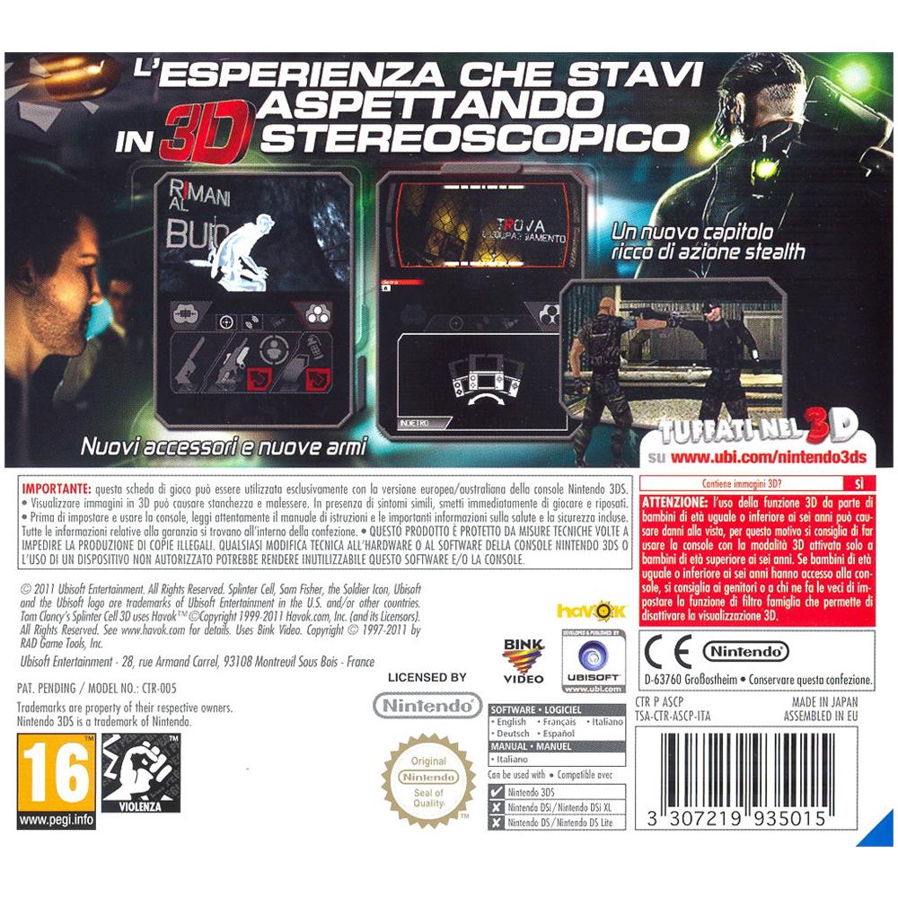 N3DS - Splinter Cell 3D - Foto 2
