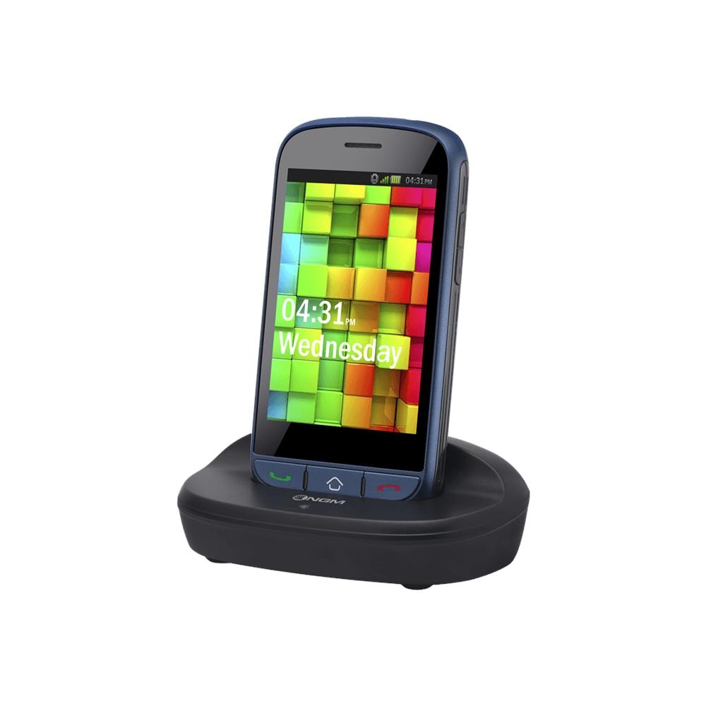 Pico Senior Phone Display 3.5" +Slot MicroSD Bluetooth con Tasti Grandi + SOS Fotocamera 2Mpx Colore Blu - Italia - Foto 4