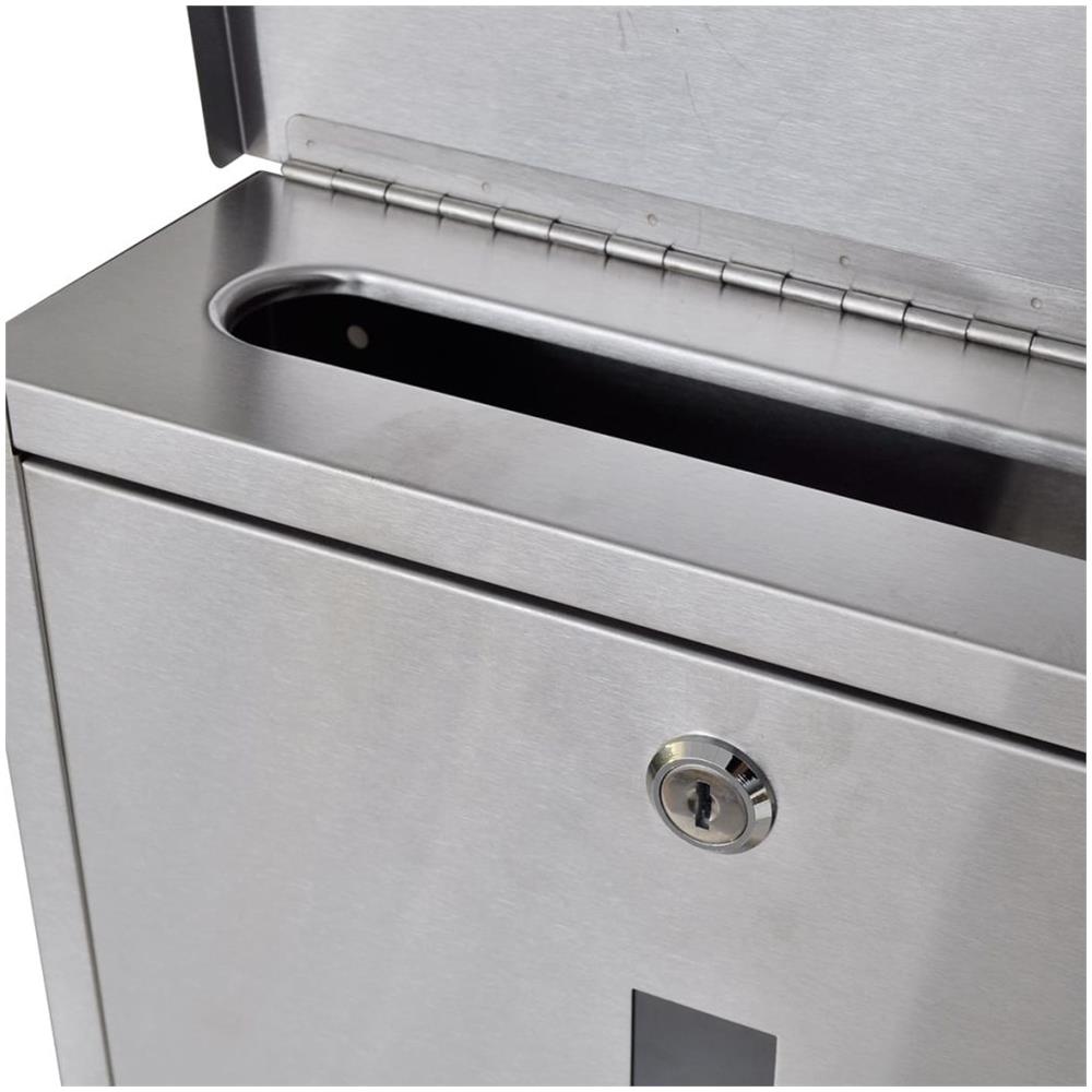 Casetta Della Posta In Acciaio Inossidabile 31 X 10,5 33,5 Cm - Foto 2