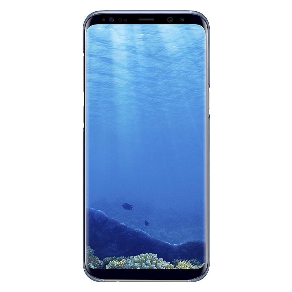 Cover in TPU per Galaxy S8 Plus Colore Blu e Trasparente - Foto 2