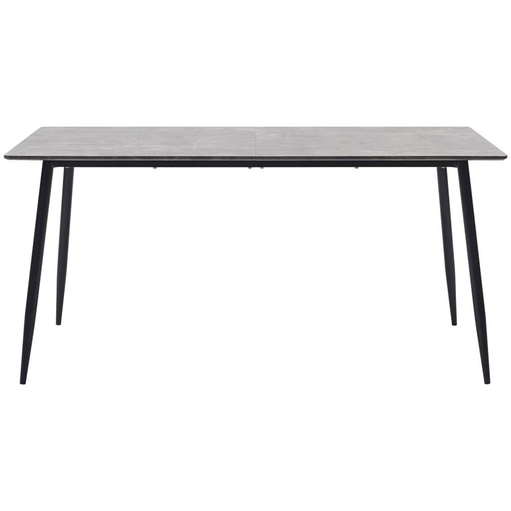 Tavolo Da Pranzo Grigio 160x80x75 Cm In Mdf - Foto 2