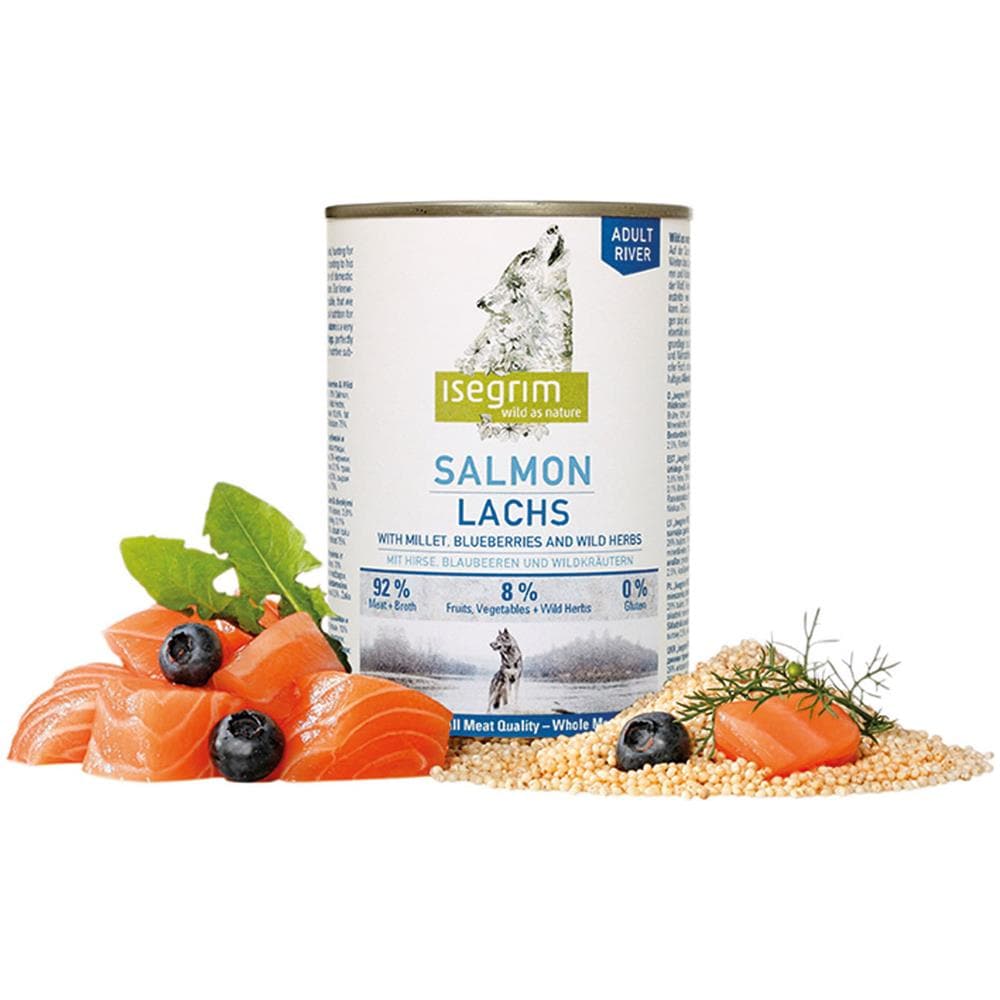 Adulto Lata Salmon Mijo, Bayas Y Hierbas Silvestres450 Gr - Foto 1