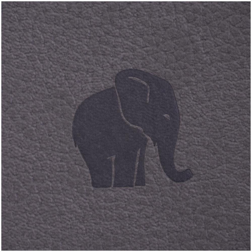Simboli Wildlife Extra Large Taccuino A4 Rilegato - Cuoio Microforato 100gsm Crema Pages Tasca Interna Elastico Di Chiusura Portapenne Segnalibro (foderato Grigio Elefante)  - Foto 2