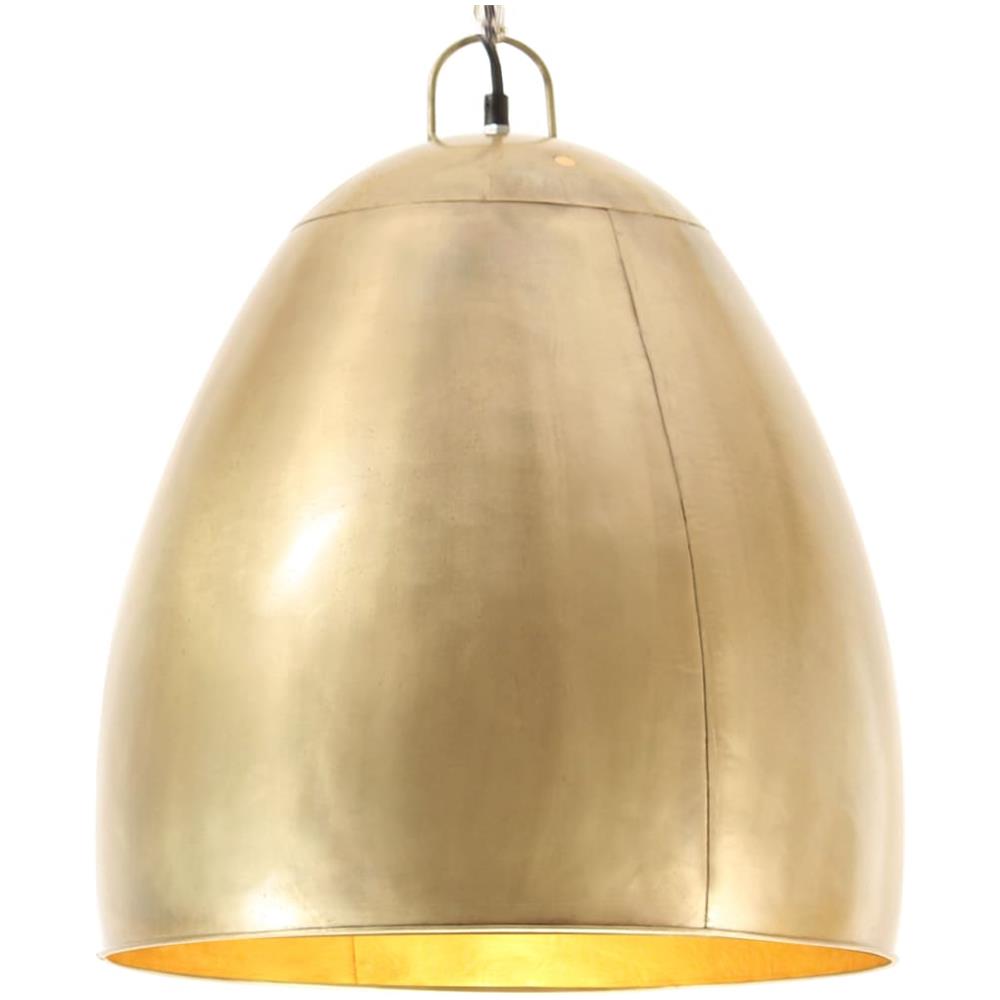 Lampada A Sospensione Industriale 25 W Ottone Rotonda 42 Cm E27 - Foto 1