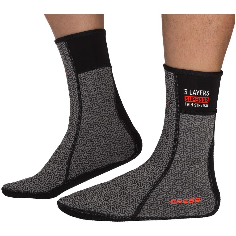 Thermal Undersuit Socks Nero L - Foto 1