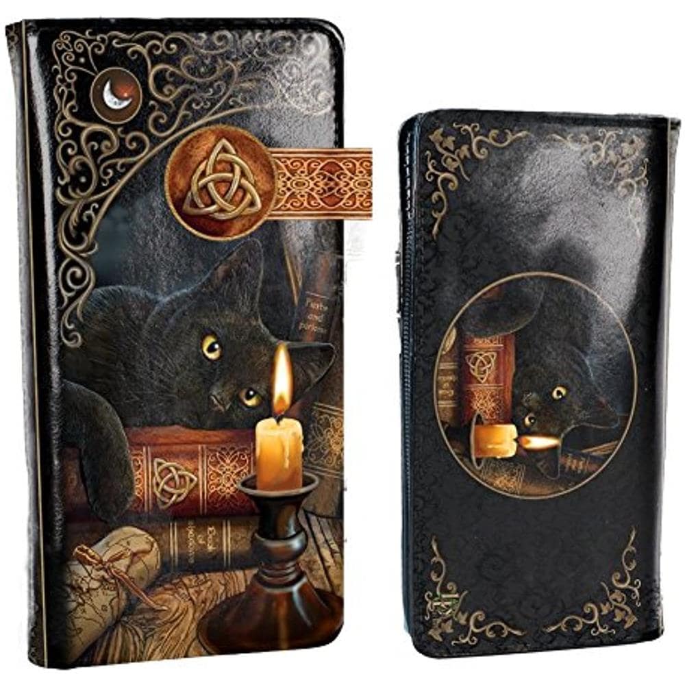 B3939k8 - Portamonete Lisa Parker In Rilievo, 19 Cm, In Pu, 18,5 Cm, Colore: Nero - Foto 1